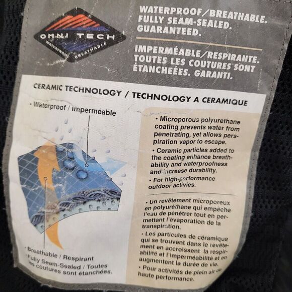 Columbia TITANIUM Jacket Waterproof OmniTech Snowboard Ski Shell Blue Women's L - Picture 15 of 16